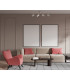 Palmoni Ceiling Spotlight Bar Satin Nickel Chrome 4xGU10-5