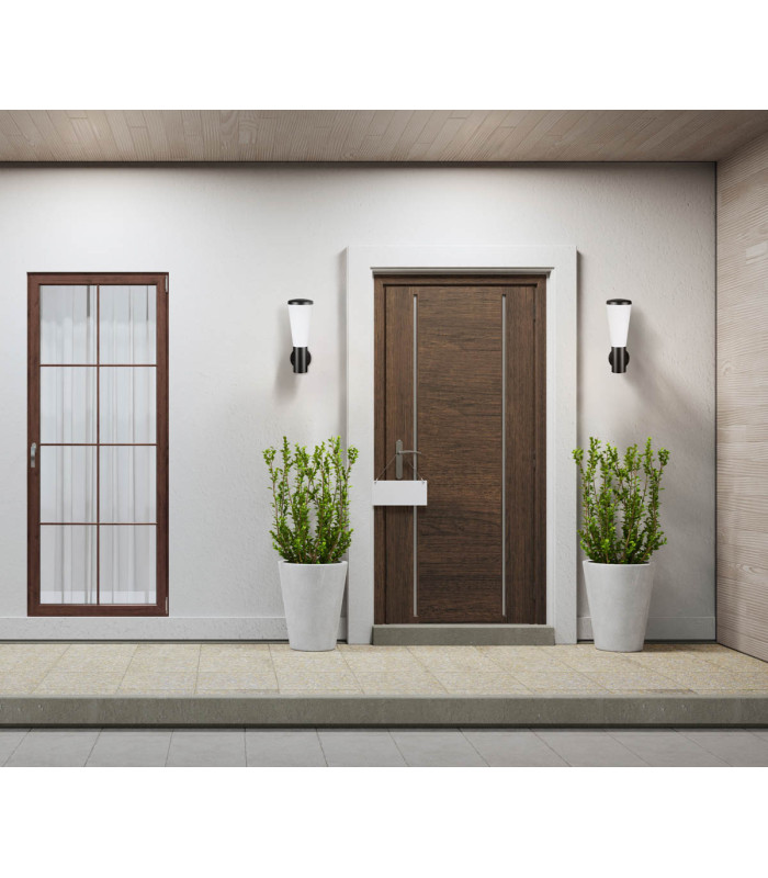Paralel Outdoor Wall Lantern Black IP54-5