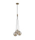 Perlos Cluster Pendant Ceiling Light Honey Brass 3xG9-1
