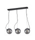 Perona Bar Pendant Ceiling Light Matt Black 3xG9-1