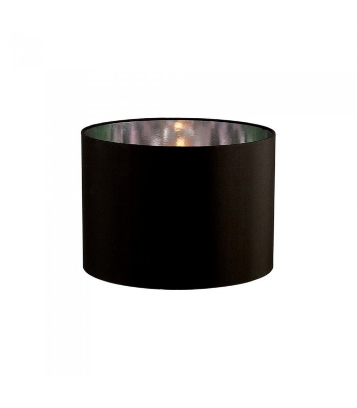 Round Shade Small Black, Chrome 300mm x 220mm - 1
