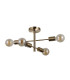 Piansi Multi Arm Semi Flush Ceiling Lamp Honey Brass 4xE27-1