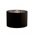 Round Shade Medium Black, Chrome 350mm x 250mm - 1