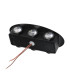 Pontas Outdoor Up Down Wall Lamp Black 3000K Warm White IP54-3