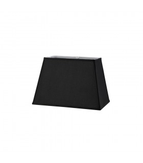 Rectangular Plain Fabric Shade, 270, 360x 240mm, Black - 1