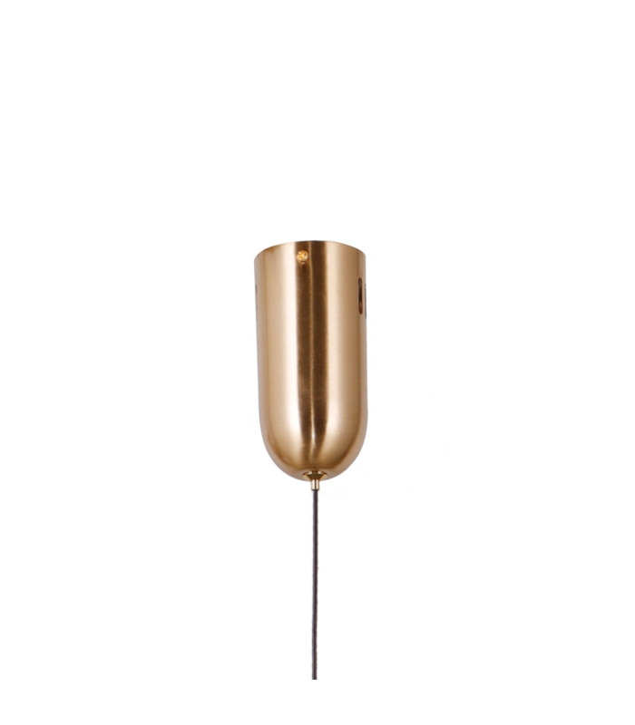Rastia 25cm Globe Pendant Ceiling Light Gold Opal Shade 3000K Warm White-3