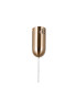 Rastia 20cm Globe Pendant Ceiling Light Gold Amber Shade 3000K Warm White-3