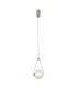 Rastia 15cm Globe Pendant Ceiling Light Gold Opal Shade 3000K Warm White-2
