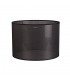 Round Shade Medium Sheer Weave Fabric Black 300mm x 220mm - 1