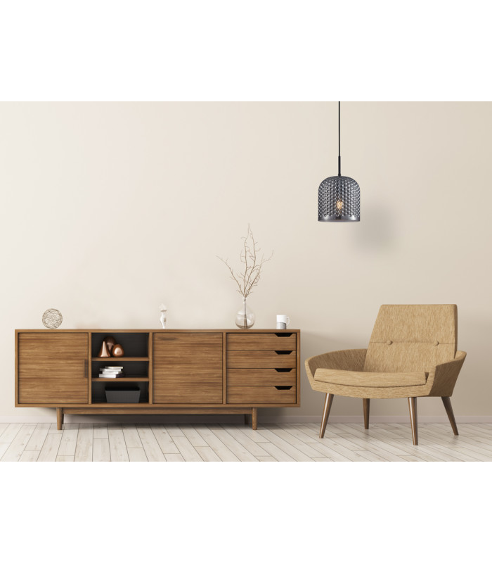 Renti Dome Pendant Ceiling Light Black-5