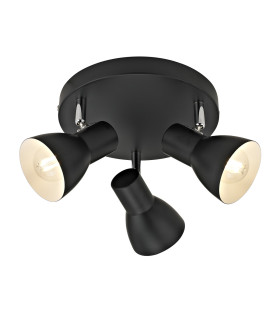 Riado Ceiling Spotlight Clusters Black 3xE14-1