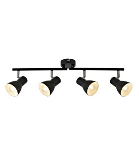 Riado Ceiling Spotlight Bar Black 4xE14-1