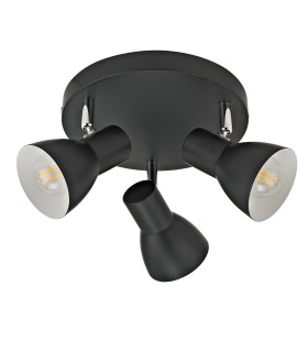Riado Ceiling Spotlight Clusters Black 3xE14-4