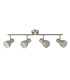 Riado Ceiling Spotlight Bar Satin Nickel 4xE14-4
