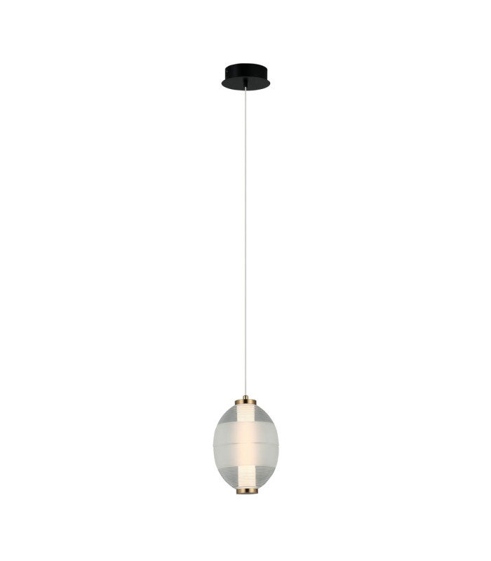Rinot Slim Pendant Ceiling Light Black White 3000K Warm White-1