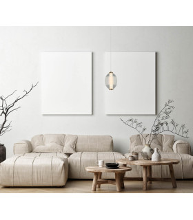 Rinot Slim Pendant Ceiling Light Black White 3000K Warm White-5