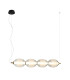 Rinot Quad Bar Pendant Ceiling Light Black White 3000K Warm White-1