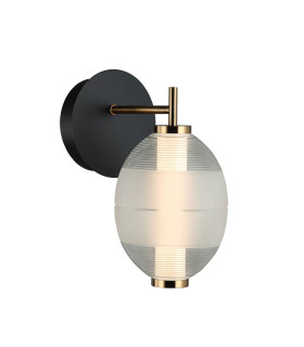 Rinot Wall Lamp Black White 3000K Warm White-1