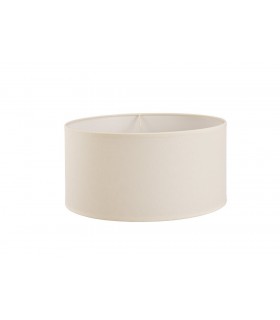 Round Fabric Shade Ivory Cream 400 x 200mm - 1