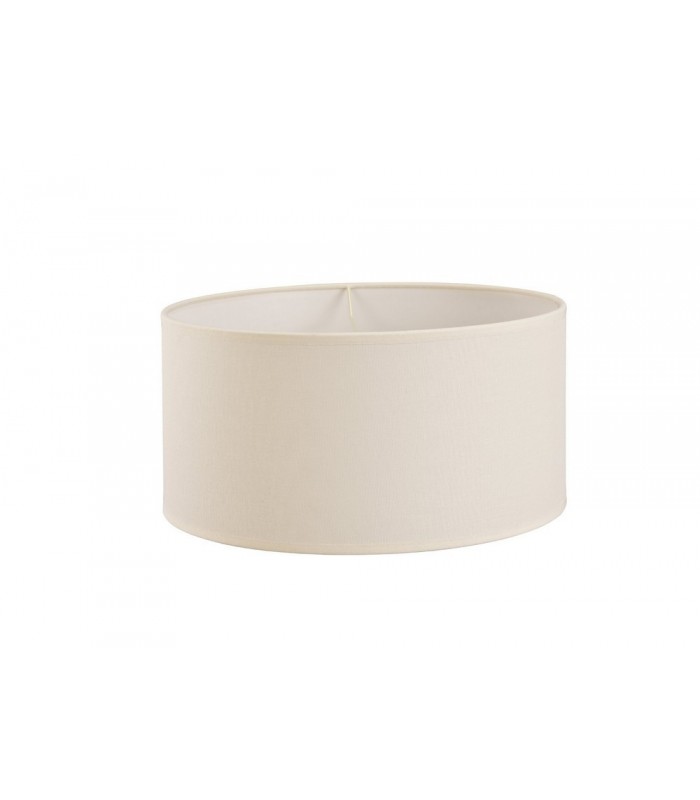 Round Fabric Shade Ivory Cream 400 x 200mm - 1