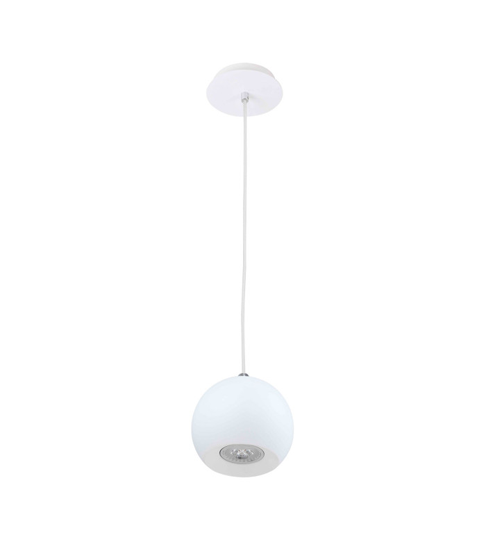 Rodrigo Dome Pendant Ceiling Light White 3000K Warm White-1