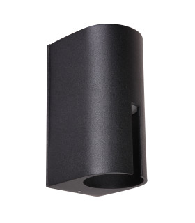 Rovigo Outdoor Wall Down Lamp Black 3000K Warm White IP54-1