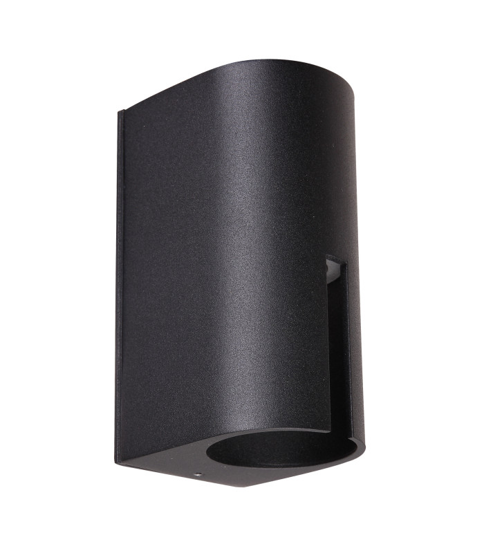 Rovigo Outdoor Wall Down Lamp Black 3000K Warm White IP54-1