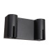 Rovigo Twin Outdoor Wall Down Lamp Black 3000K Warm White IP54-1