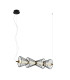 Sanke 63cm Wire Frame Pendant Ceiling Light Black 3000K Warm White-1