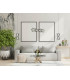 Sanke Wire Frame Pendant Ceiling Light Black 3000K Warm White-5