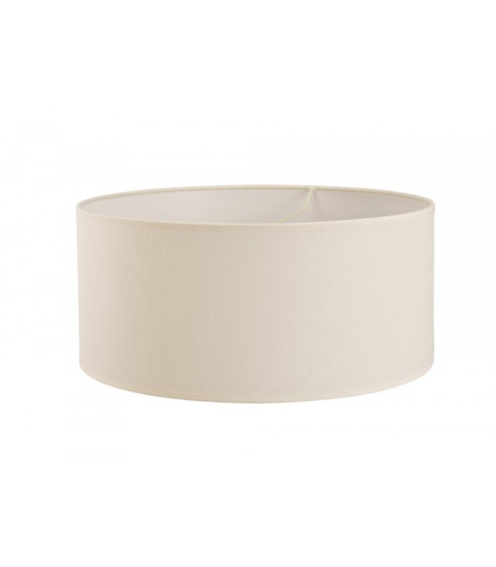 Round Fabric Shade Ivory Cream 500 x 225mm - 1