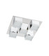 Seth Shade Cluster Ceiling Light Chrome 3000K Warm White-1