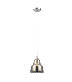 Slizza Dome Pendant Ceiling Light Chrome-1