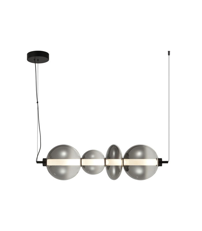 Sonte Bar Pendant Ceiling Light Matt Black 3000K Warm White-1