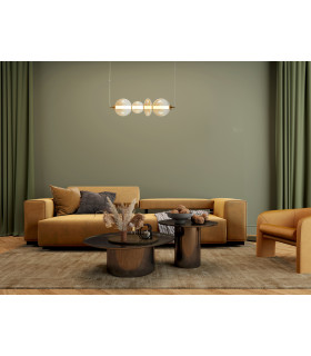 Sonte I Bar Pendant Ceiling Light Antique Bronze Matt 3000K Warm White-5