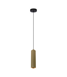 Tecno Slim Pendant Ceiling Light Gold-1