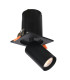 Termo Square Recessed Downlight Black Sandblasted-1