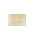 Round Organza Shade Cream 360mm x 230mm, Suitable For Table Lamp - 1