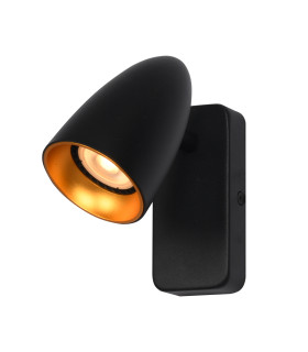 Tino Wall Single Spotlight Black Gold-1