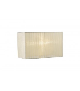 Rectangle Organza Shade, 380x190x230mm, Cream, For Table Lamp - 1