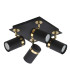 Verano Ceiling Spotlight Clusters Matt Black Gold Chrome 4xGU10-4