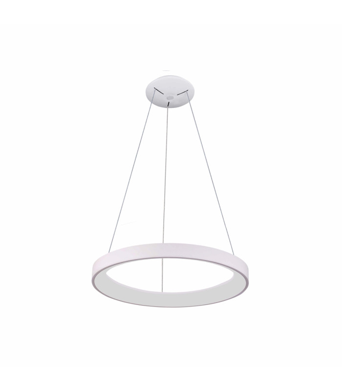 Vico 48cm LED Pendant Ceiling Light White 3000/4000K-1