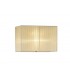Rectangle Organza Shade, 400x210x260mm Cream, For Floor Lamp - 1