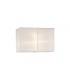 Rectangle Organza Shade, 400x210x260mm, Cream, White, For Floor Lamp - 1