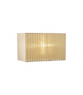 Rectangle Organza Shade, 380x190x230mm, Soft Bronze, For Table Lamp - 1