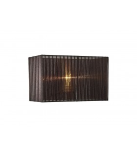 Rectangle Organza Shade, 380x190x230mm, Black, For Table Lamp - 1