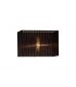 Rectangle Organza Shade, 400x210x260mm, Black, For Floor Lamp - 1