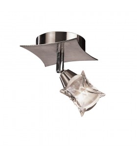 Spotlight 1 Switched Light G9 with Adjustable Head, Satin Nickel - 1