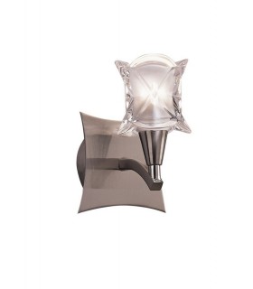 Wall Lamp Switched 1 Light G9, Satin Nickel - 1