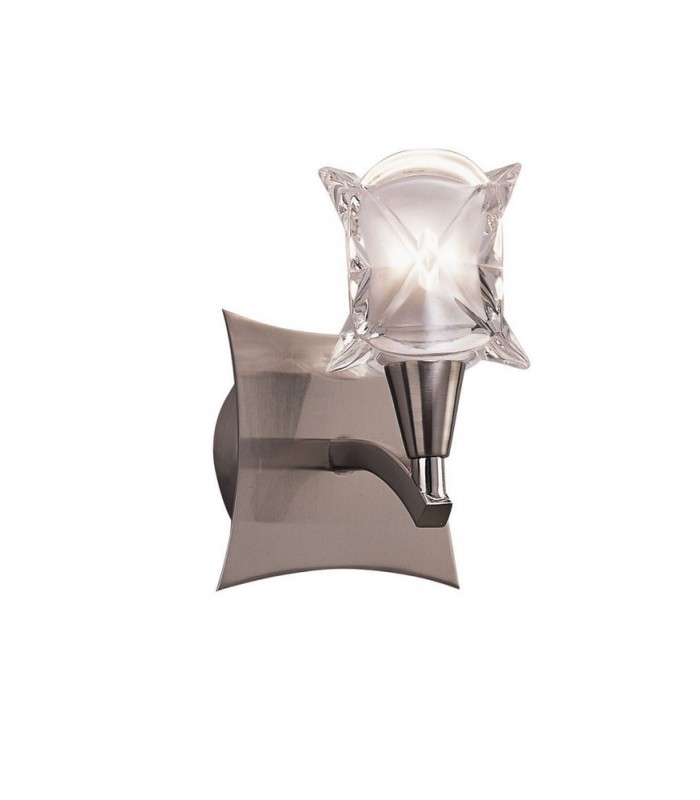 Wall Lamp Switched 1 Light G9, Satin Nickel - 1
